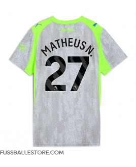 Günstige Manchester City Matheus Nunes #27 3rd trikot Damen 2025-26 Kurzarm